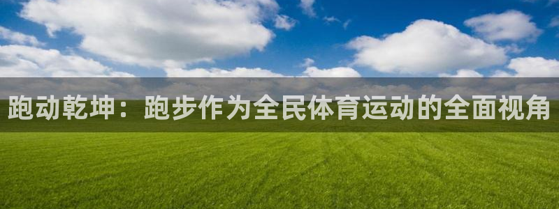 乐视体育融资：跑动乾坤：跑步作为全民体育运动的全面视角